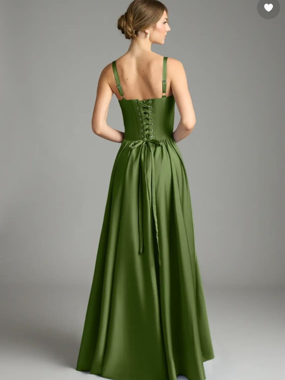 Azazie Evadina Bridesmaid Dress Color Juniper - Picture 2 of 11